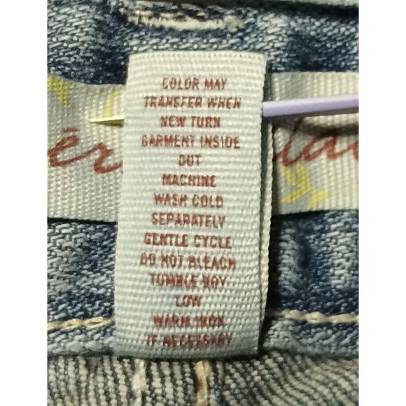 Aeropostale Jeans Womens Size 9 / 10 Long Hailey Skinny Flare Low Rise Stretch B - Picture 13 of 14